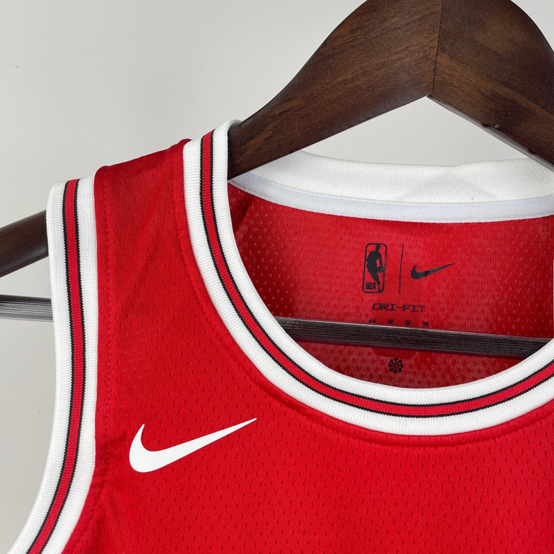 Camiseta sin mangas infantil Chicago Bulls Icon Edition 17/23