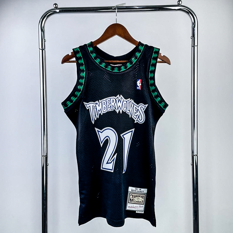 Camiseta sin mangas Mitchell &amp; Ness Minnesota Timberwolves Garnett n.° 21