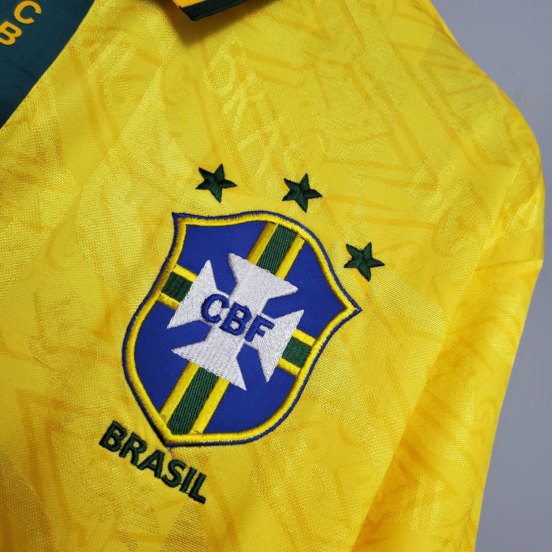 Brazil National Team 1991/93 Home Retro Shirt