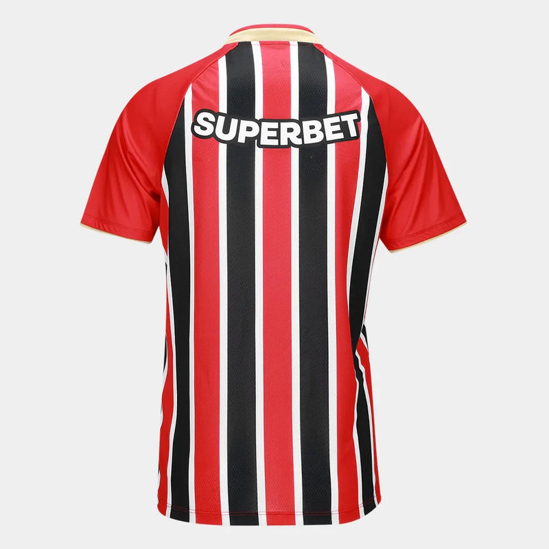 Camiseta New Balance Sao Paulo II 25/26 para mujer - Rojo y blanco 