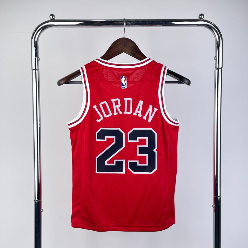 Camiseta sin mangas infantil Chicago Bulls Icon Edition 17/23