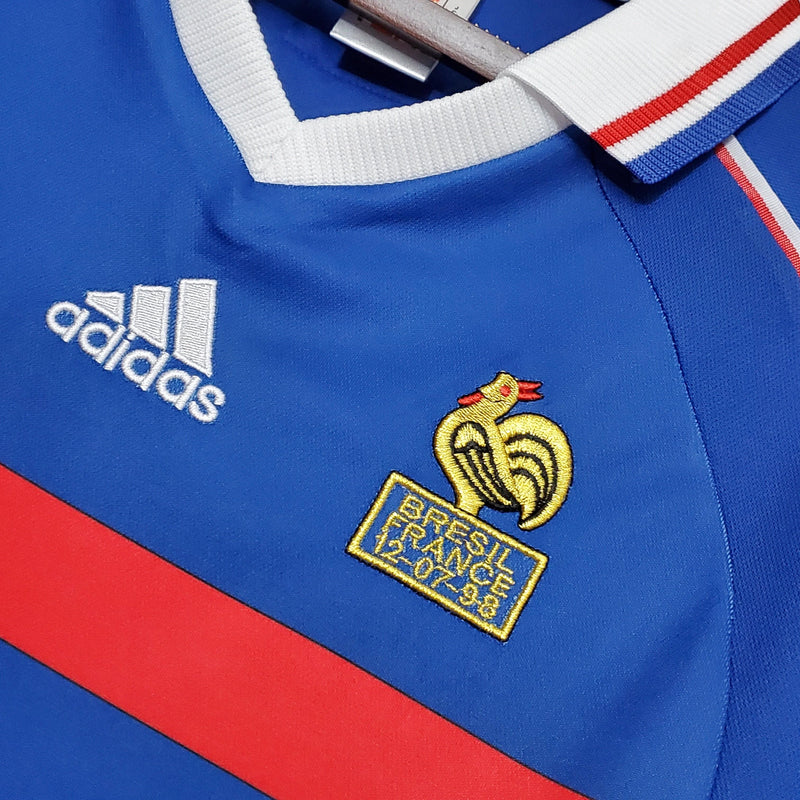 France 1998/98 Retro Home Shirt