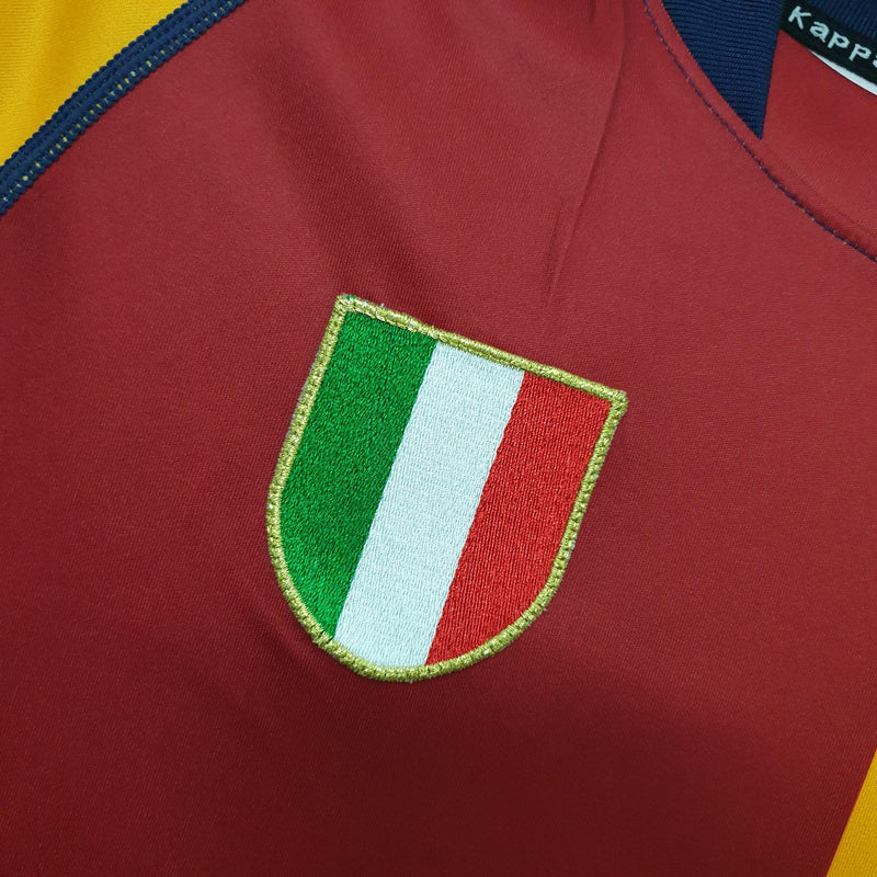 Camiseta retro local de la AS Roma 2001/02