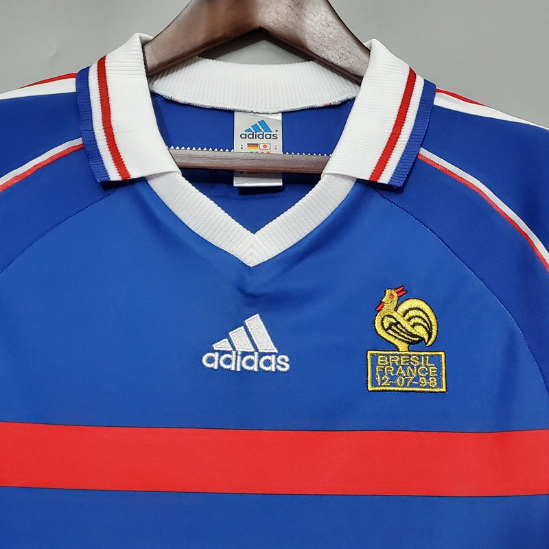 France 1998/98 Retro Home Shirt