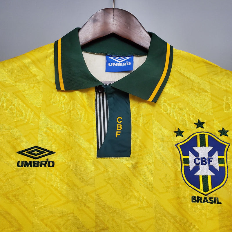 Brazil National Team 1991/93 Home Retro Shirt
