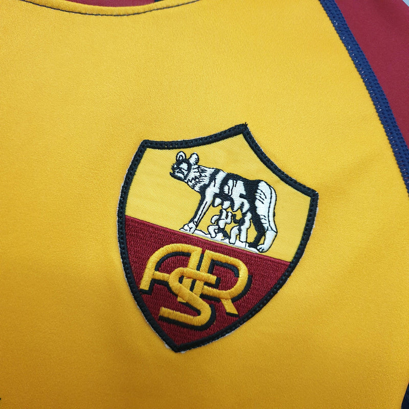 Camiseta retro local de la AS Roma 2001/02