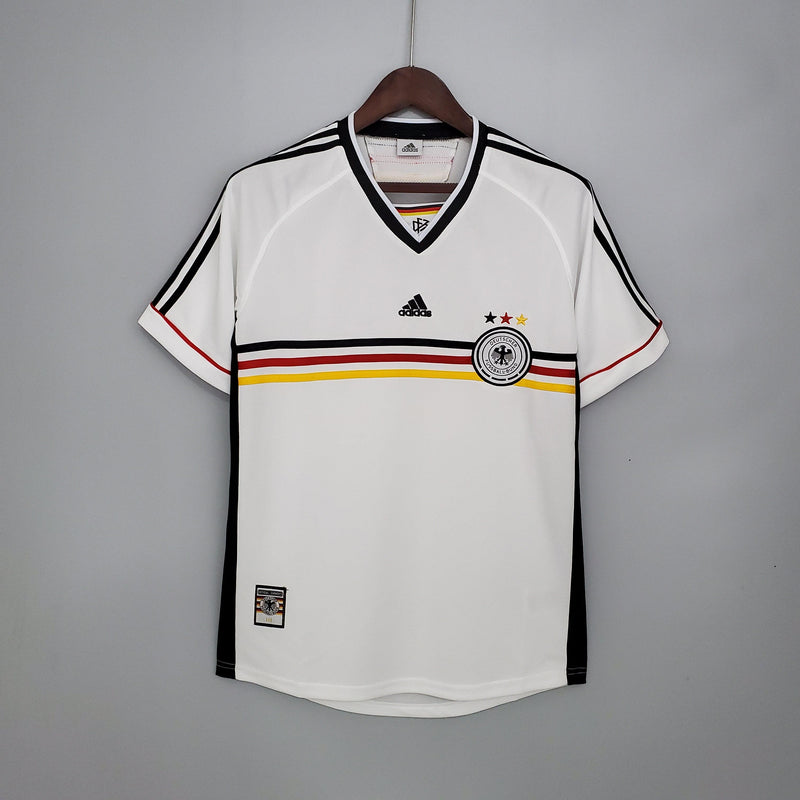 Camiseta retro local de la selección nacional de Alemania 1998/98