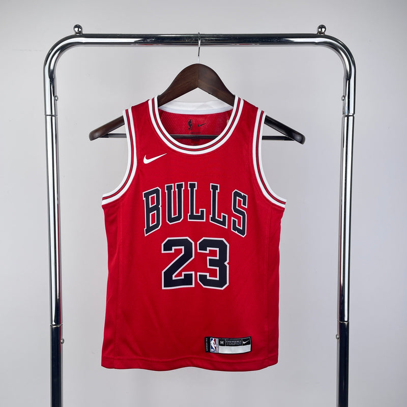 Camiseta sin mangas infantil Chicago Bulls Icon Edition 17/23