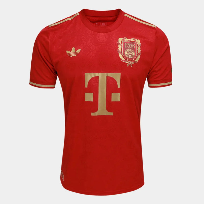 Camiseta Adidas del Bayern Múnich 25/26 125.º aniversario para hombre - Roja 