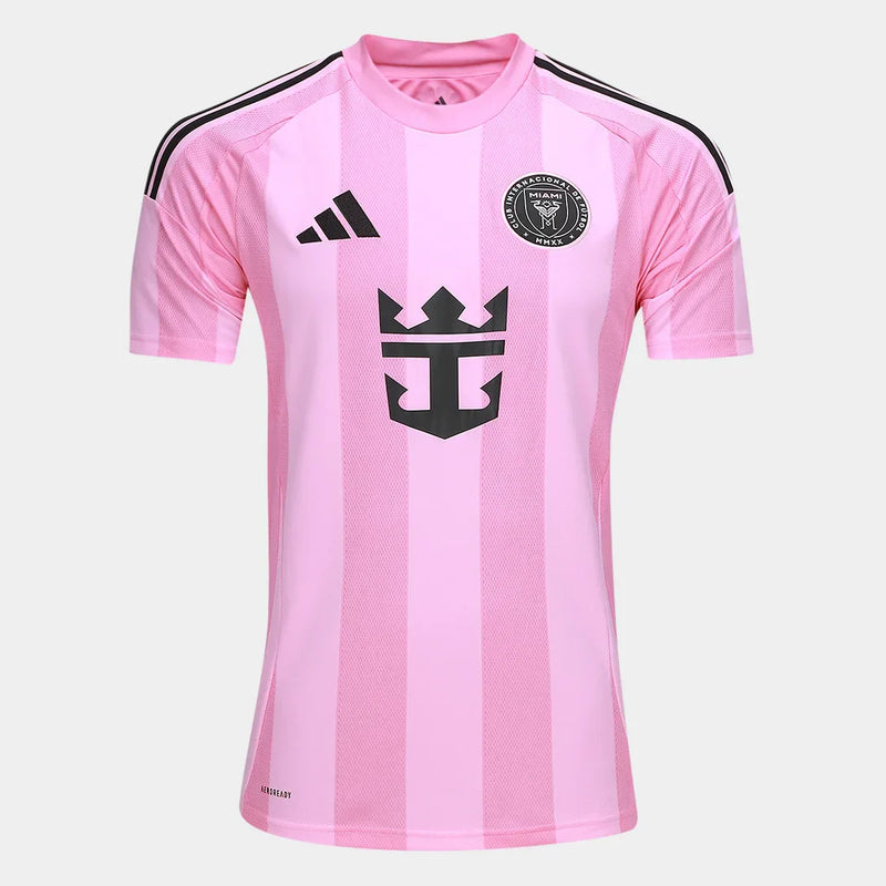 Camiseta Adidas de aficionado para hombre del Inter Miami (local, temporada 25/26) - Rosa 