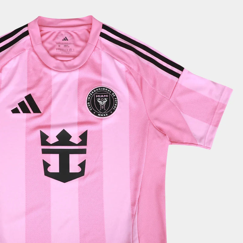 Camiseta Adidas de aficionado para hombre del Inter Miami (local, temporada 25/26) - Rosa 
