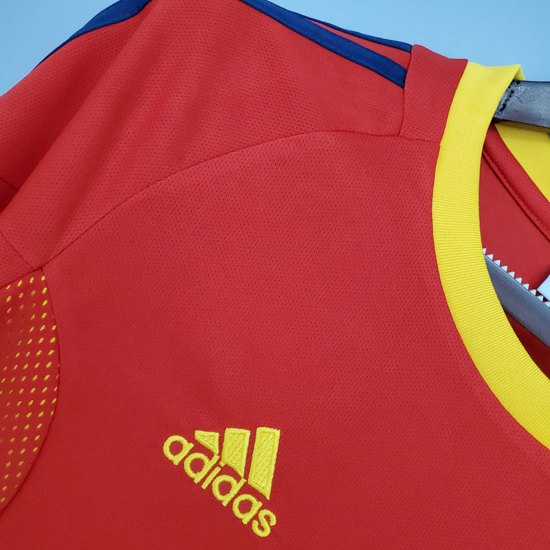Camiseta local de España (1) 2002 Adidas Retro para hombre