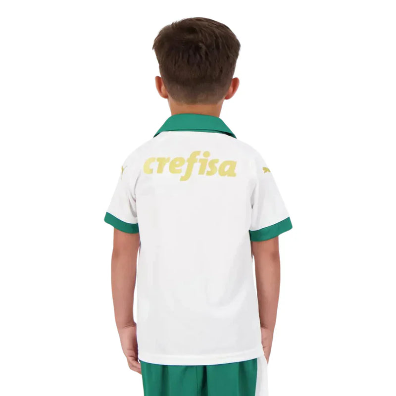 Conjunto infantil Palmeiras ll 2024/25 blanco - Modelo Fan