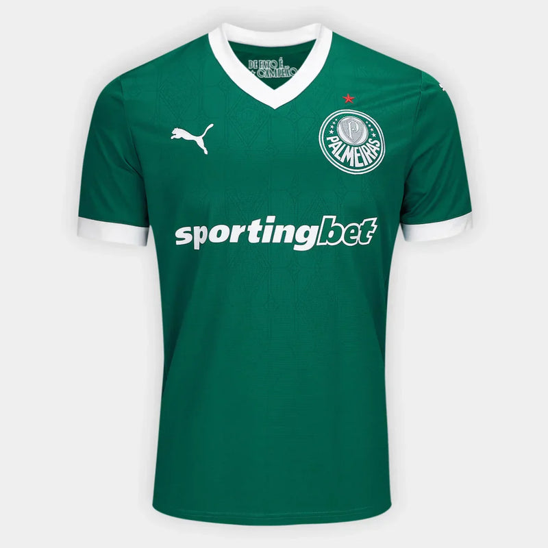 Camiseta de aficionado Puma Palmeiras Home 25/26 para hombre - Verde 