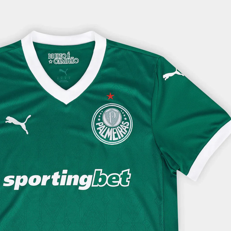 Camiseta de aficionado Puma Palmeiras Home 25/26 para hombre - Verde 