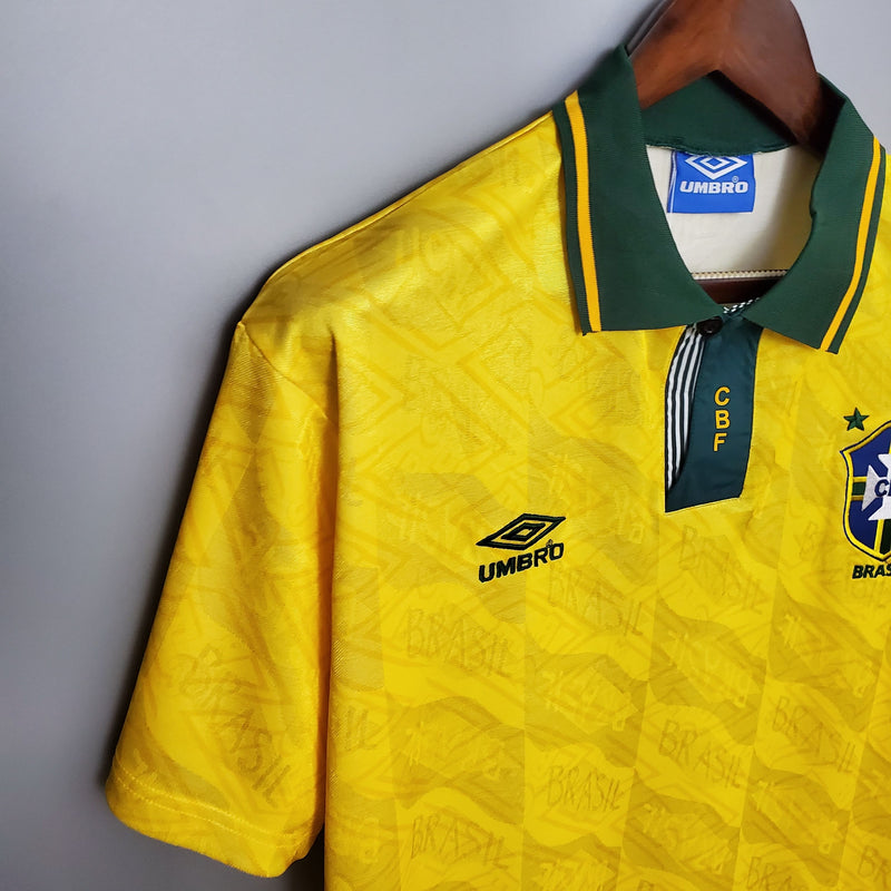 Brazil National Team 1991/93 Home Retro Shirt