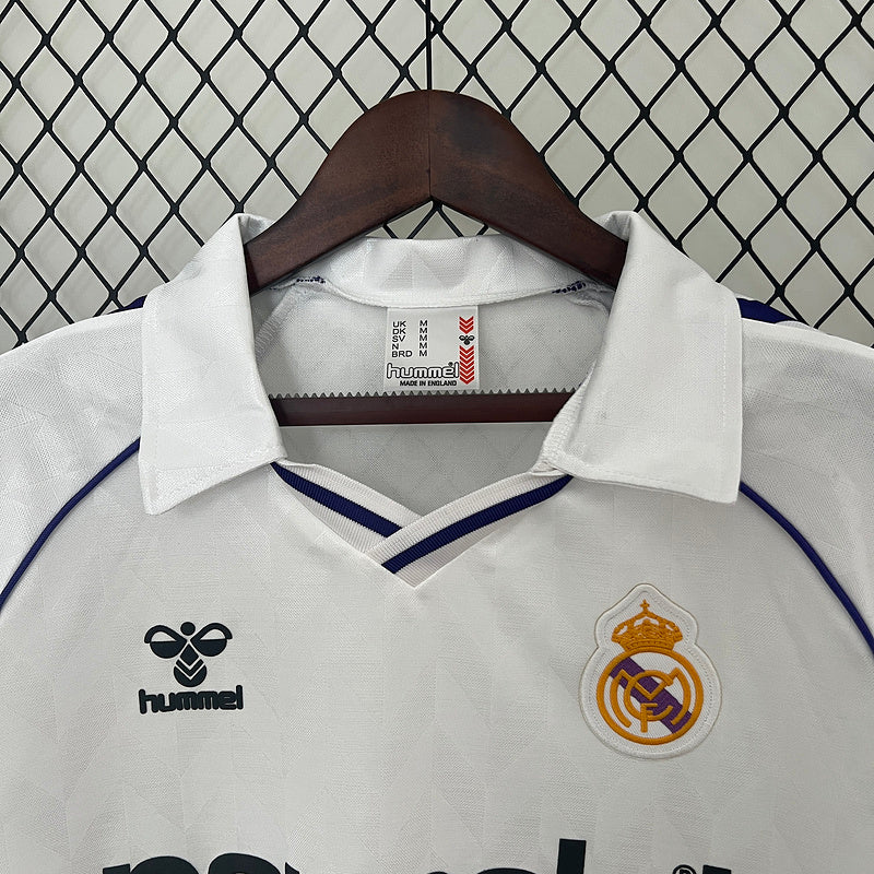 Camiseta retro local del Real Madrid 1988/89