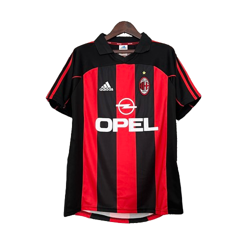 Camiseta retro local del AC Milan 2001/02