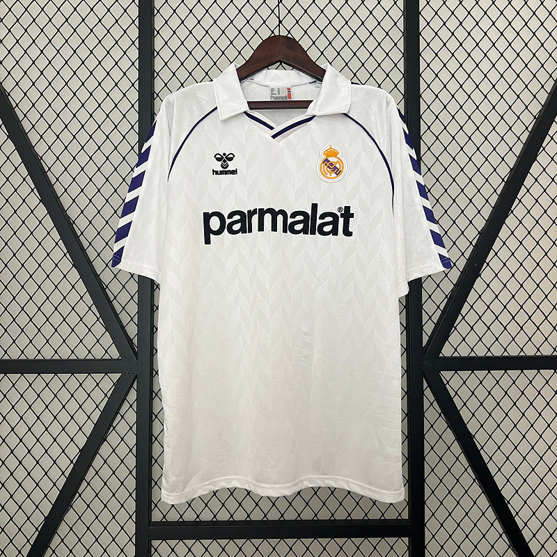 Camiseta retro local del Real Madrid 1988/89