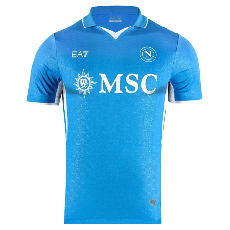 Camiseta EA7 del Napoli Home 24/25 para hombre - Nuevo lanzamiento