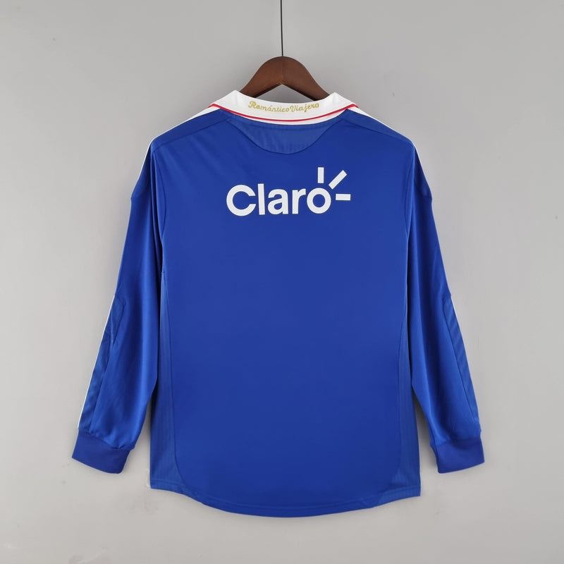 Camiseta Adidas Retro Manga Larga Hombre 2011 (1) Universidad de Chile Local