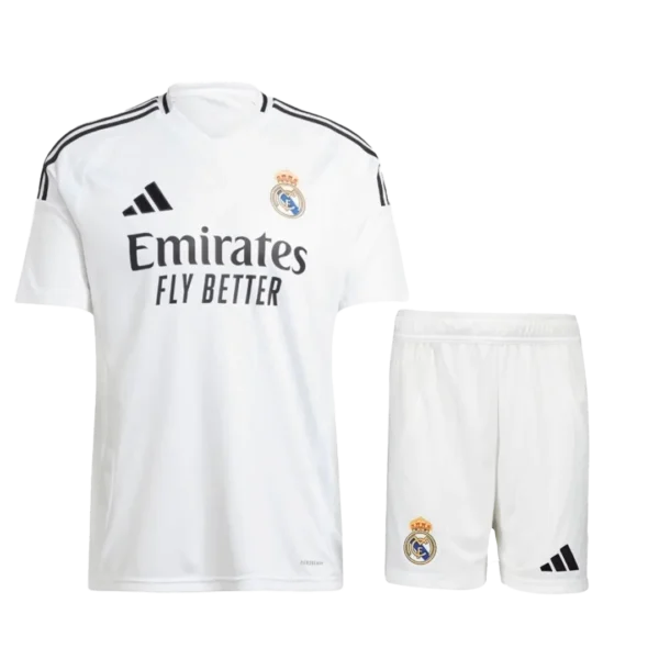 Kit local infantil del Real Madrid 2024/25